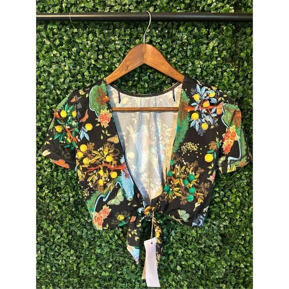 We Are HAH FREE PEOPLE ALL TIED UP BIKINI TOP SZ XS NWT - Picture 1 of 4